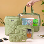 Travel Organizer Kit Set Of 4 Green Nestasia