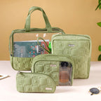 Travel Organizer Kit Set Of 4 Green Nestasia