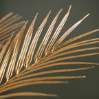 Artificial Palm Leaf Stem Gold Set Of 4 Nestasia