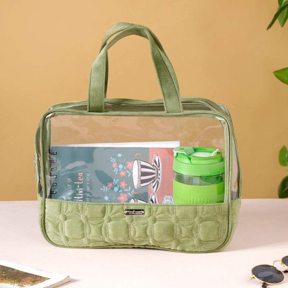 Travel Organizer Kit Set Of 4 Green Nestasia