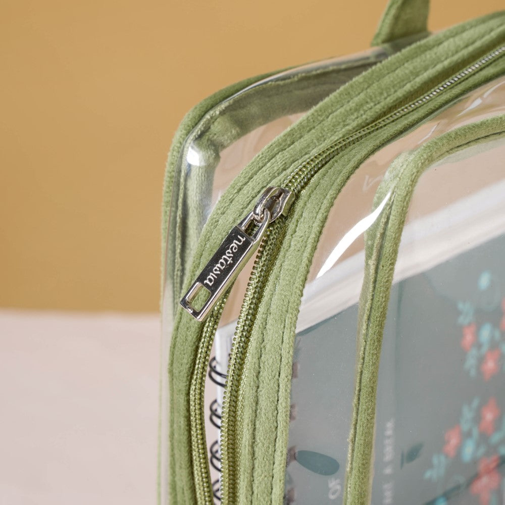 Travel Organizer Kit Set Of 4 Green Nestasia