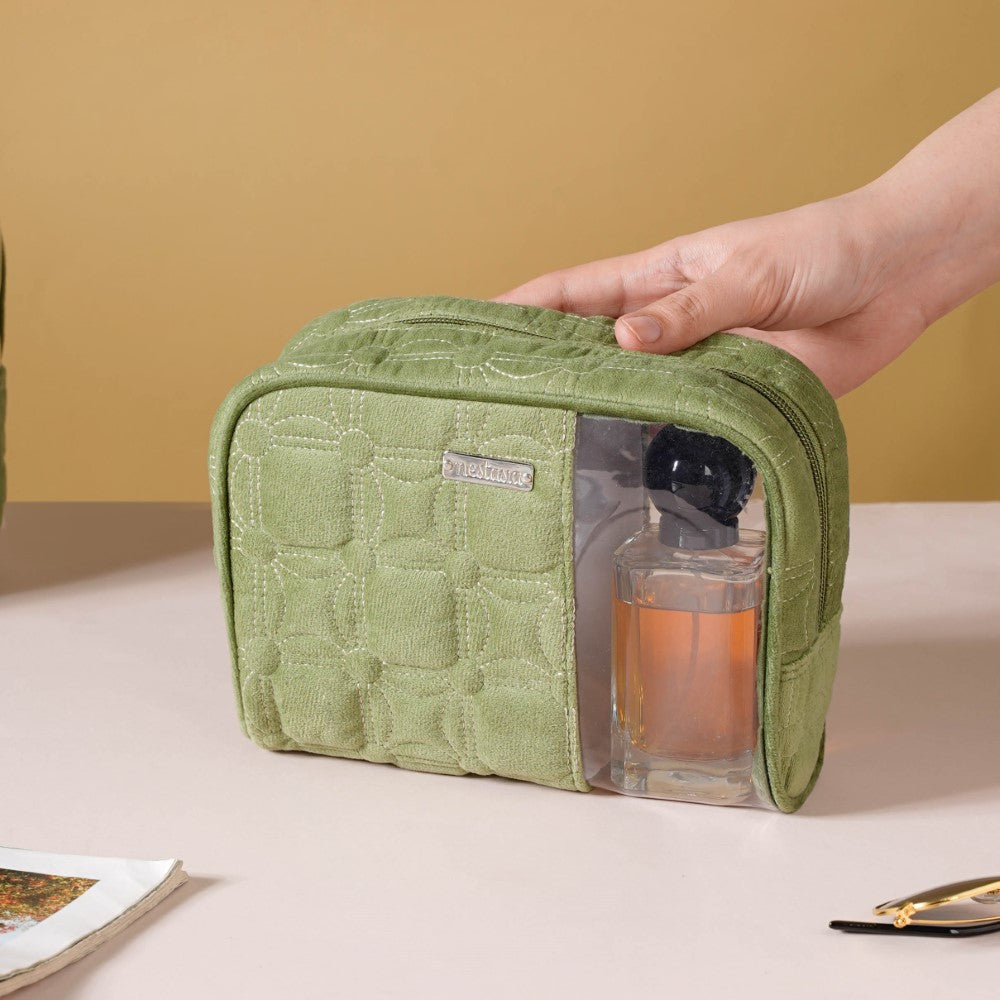 Travel Organizer Kit Set Of 4 Green Nestasia