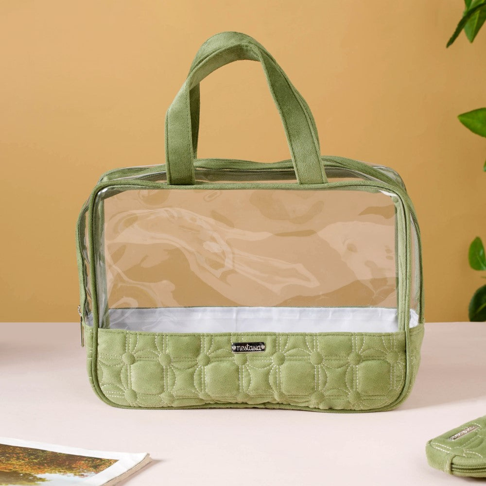 Travel Organizer Kit Set Of 4 Green Nestasia
