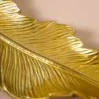 Metal Platter Gold 19 Inch Nestasia