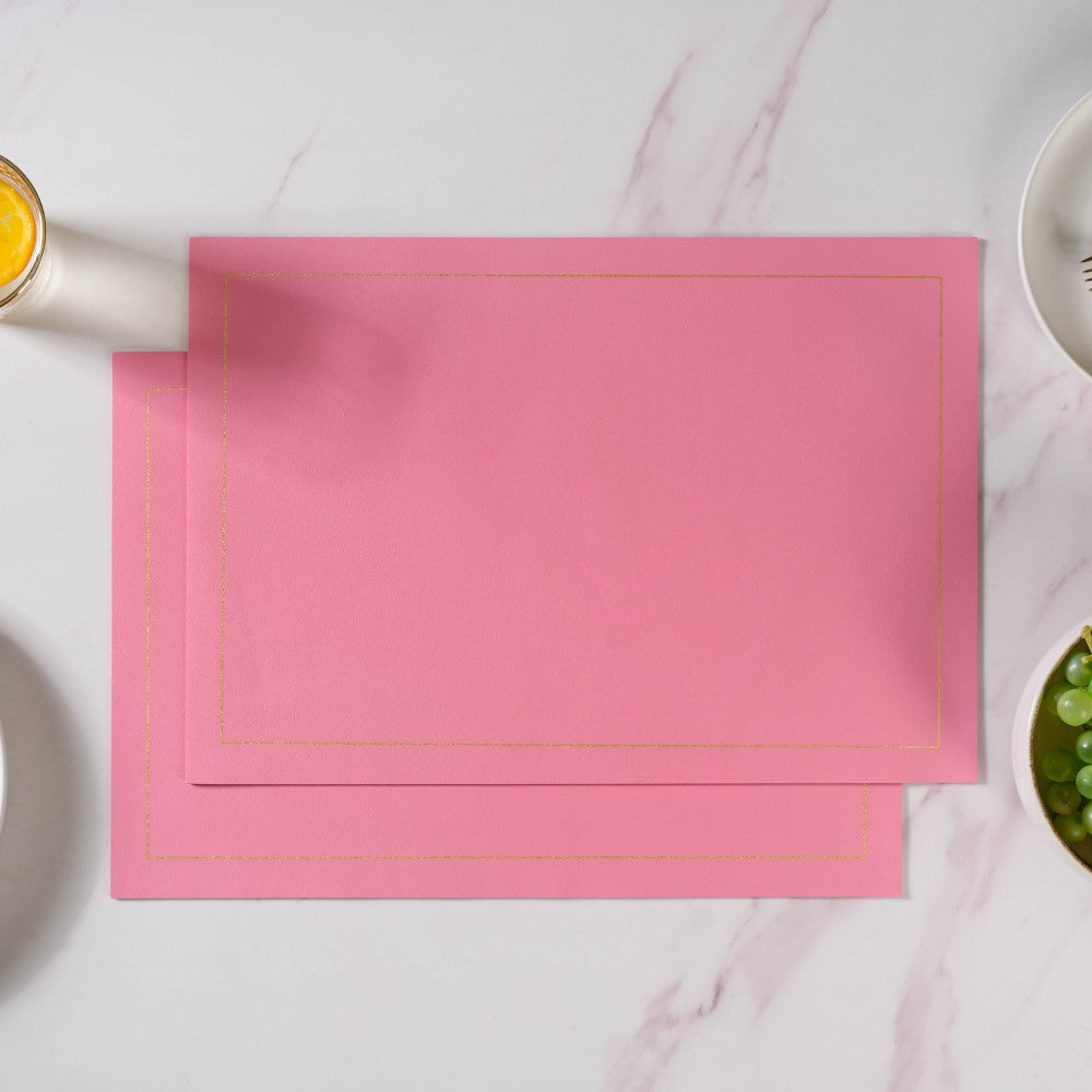Leather Placemat Set of 2 Nestasia