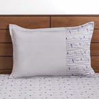 Pure Cotton Quilted King Size Bed Cover Grey Nestasia