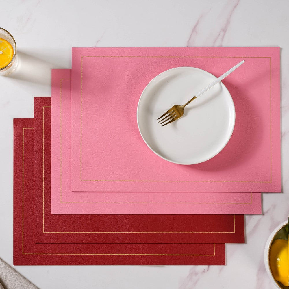 Leather Placemat Set of 2 Nestasia