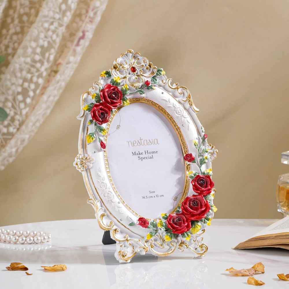 Rose Regent Oval Photo Frame 10 x 7 Inch Nestasia
