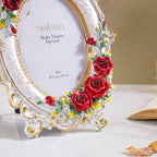 Rose Regent Oval Photo Frame 10 x 7 Inch Nestasia