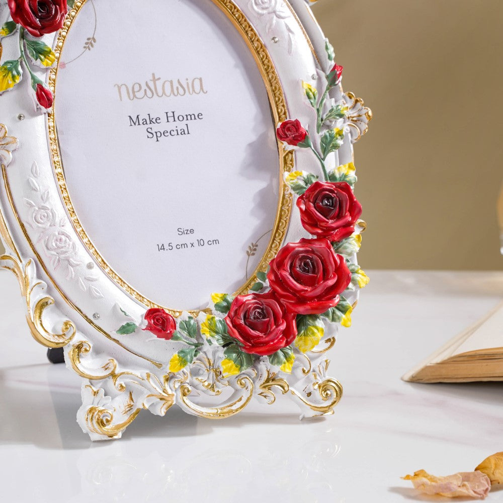 Rose Regent Oval Photo Frame 10 x 7 Inch Nestasia