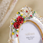 Rose Regent Oval Photo Frame 10 x 7 Inch Nestasia
