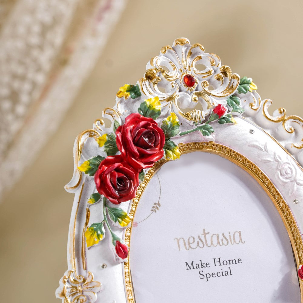 Rose Regent Oval Photo Frame 10 x 7 Inch Nestasia
