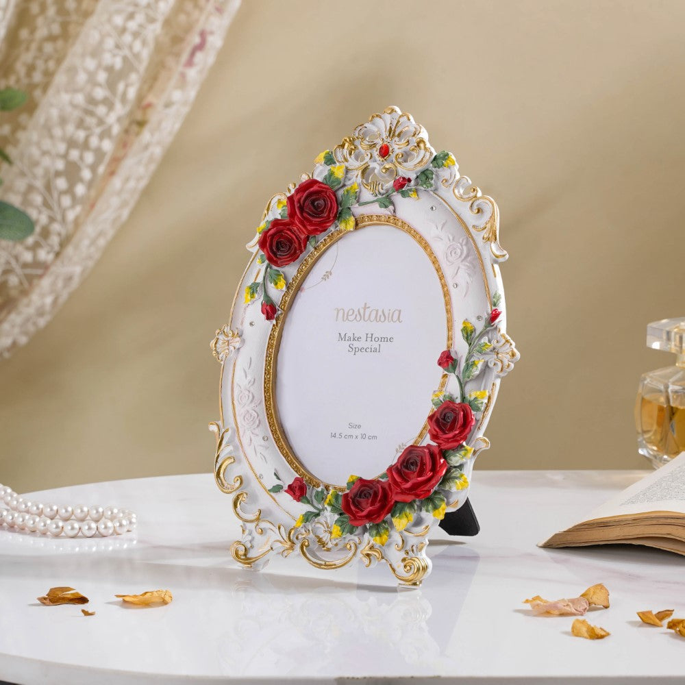 Rose Regent Oval Photo Frame 10 x 7 Inch Nestasia