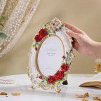 Rose Regent Oval Photo Frame 10 x 7 Inch Nestasia