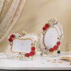 Rose Regent Oval Photo Frame 10 x 7 Inch Nestasia