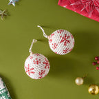 Snowflake Christmas Hanging Ornament Set Of 2 Nestasia