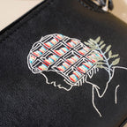 Beautiful Mind Wristlet Black Nestasia
