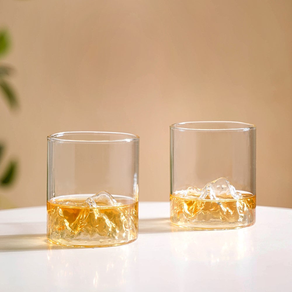 Iceberg Glass Set of 2 Nestasia