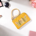 Fronds And Blooms Coin Pouch Yellow Nestasia