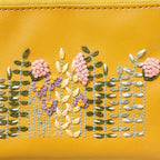 Fronds And Blooms Coin Pouch Yellow Nestasia