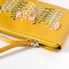 Fronds And Blooms Coin Pouch Yellow Nestasia