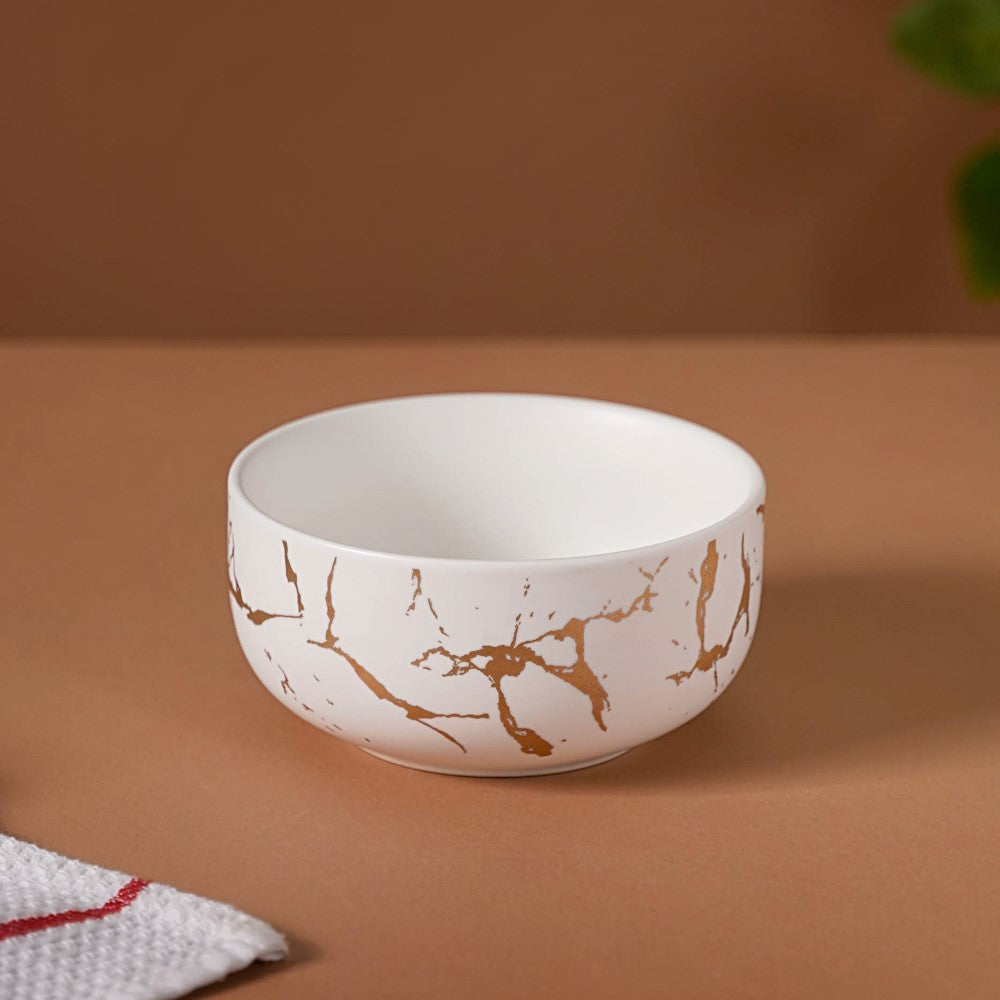 White Marble Bowl 400 ml Nestasia