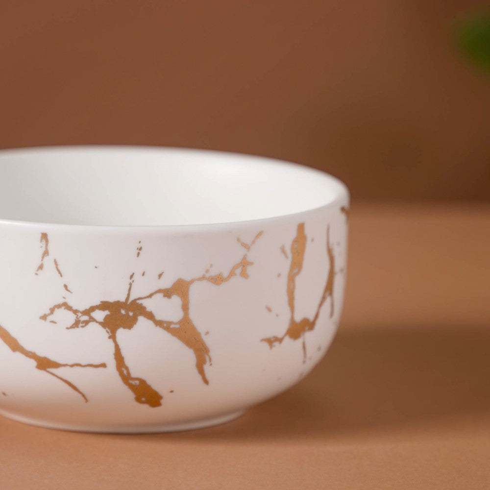White Marble Bowl 400 ml Nestasia