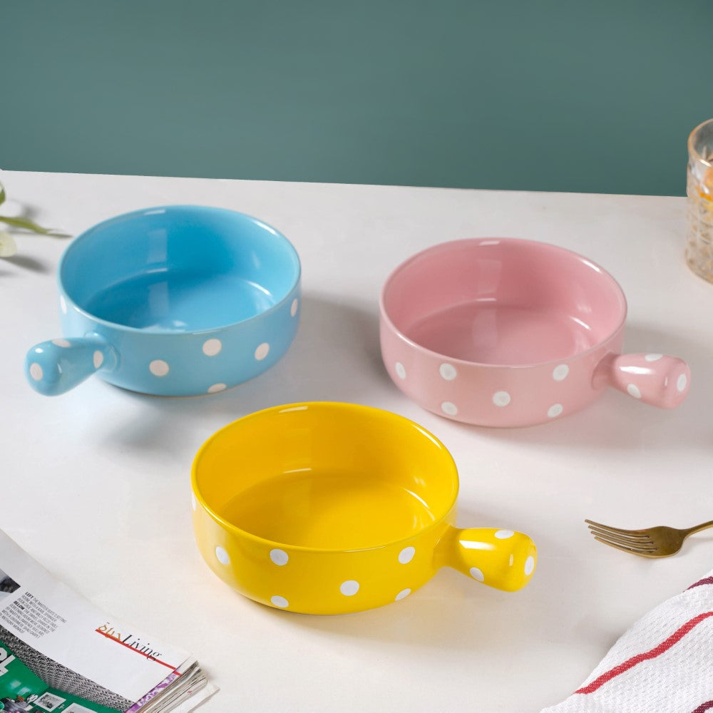 Dots Bowl With Handle Nestasia