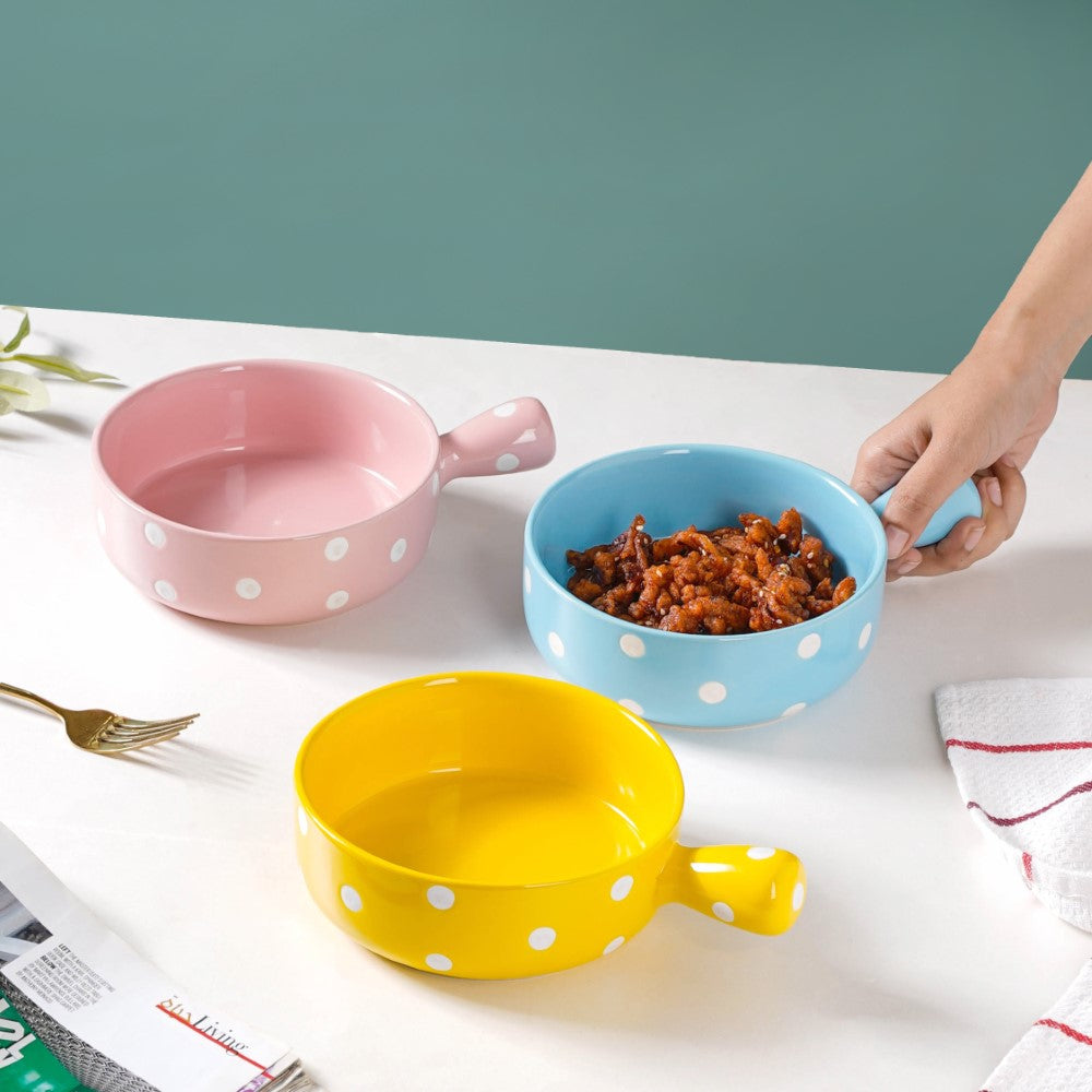 Dots Bowl With Handle Nestasia