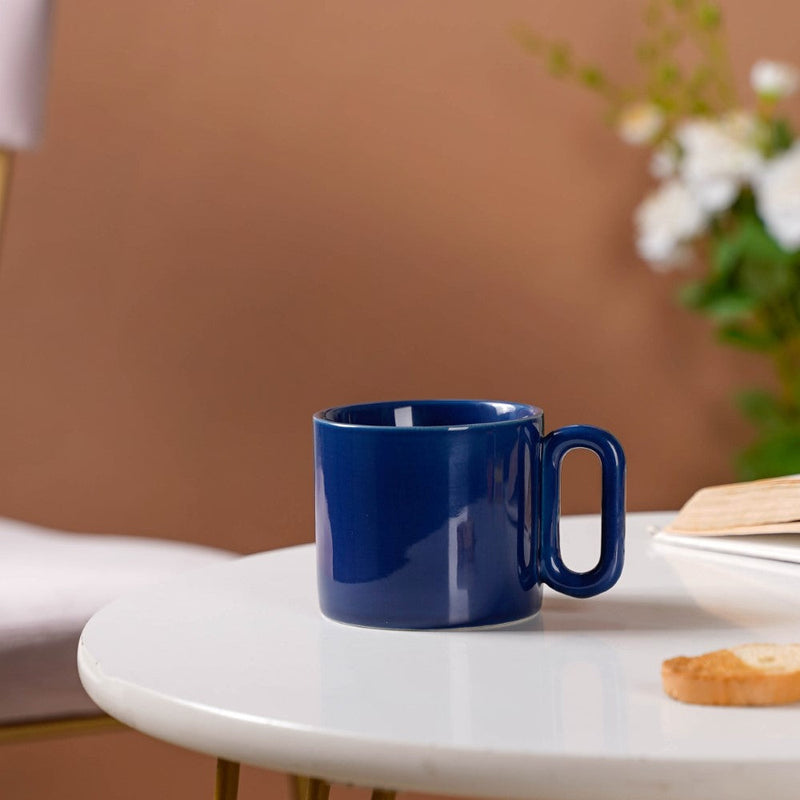 Ceramic Mug Navy Blue 220ml Nestasia