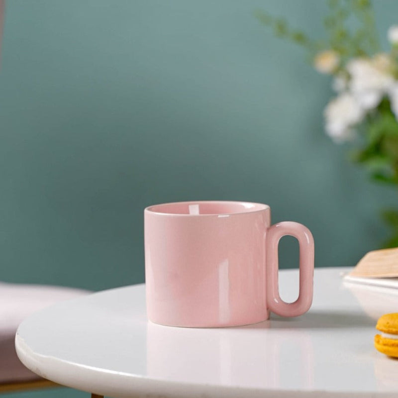 Ceramic Mug Pink 220ml Nestasia