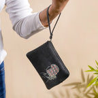Beautiful Mind Wristlet Black Nestasia