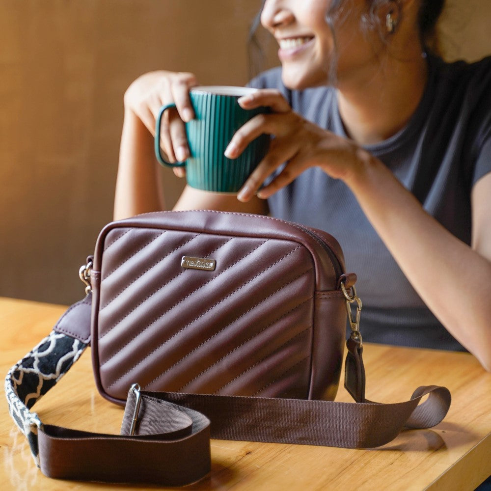 Sling Bag Brown Nestasia