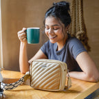 Crossbody Bag Beige Nestasia