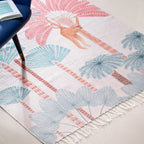 Tropical Paradise Living Room Carpet Nestasia