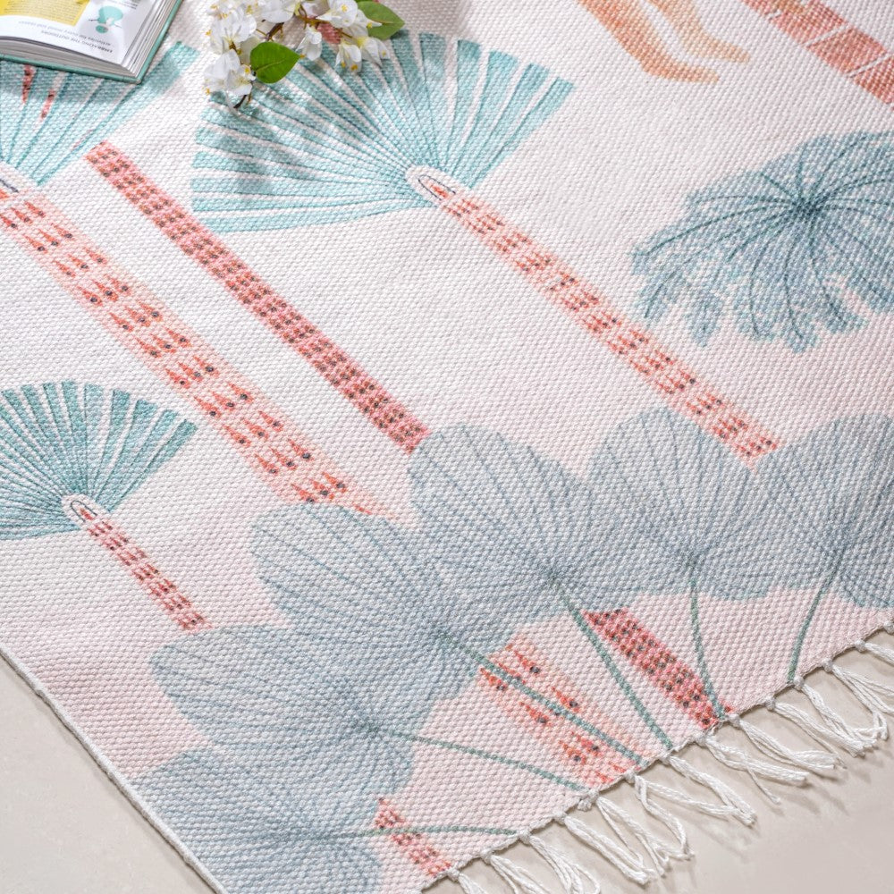 Tropical Paradise Living Room Carpet Nestasia