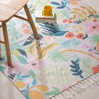 Floral Bliss Area Rug Carpet Nestasia