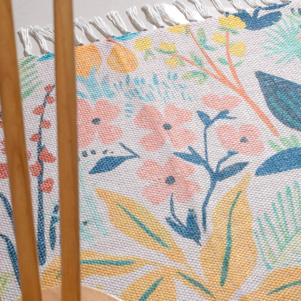 Floral Bliss Area Rug Carpet Nestasia