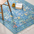 Tree Grove Floor Carpet Blue Nestasia