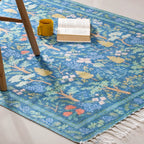 Tree Grove Floor Carpet Blue Nestasia