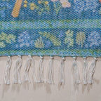 Tree Grove Floor Carpet Blue Nestasia