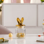 Glass Jar With Bunny Lid Nestasia