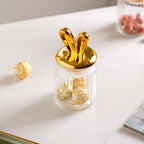Glass Jar With Bunny Lid Nestasia