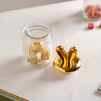 Glass Jar With Bunny Lid Nestasia