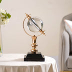 Luminous Crystal Ball Showpiece With Stand Nestasia