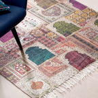 Vintage Window Area Rug For Living Room Nestasia