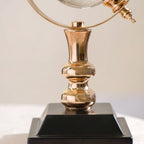 Luminous Crystal Ball Showpiece With Stand Nestasia