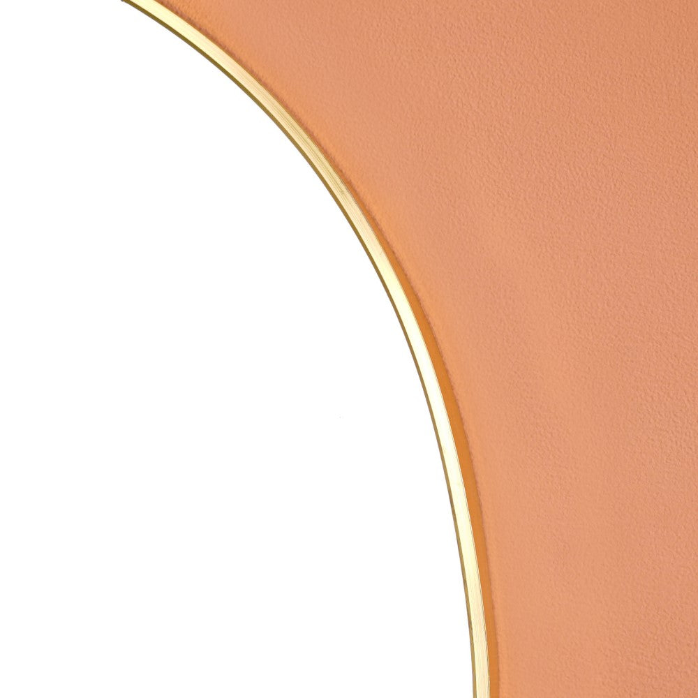 Living Room Oval Mirror Gold Large Nestasia