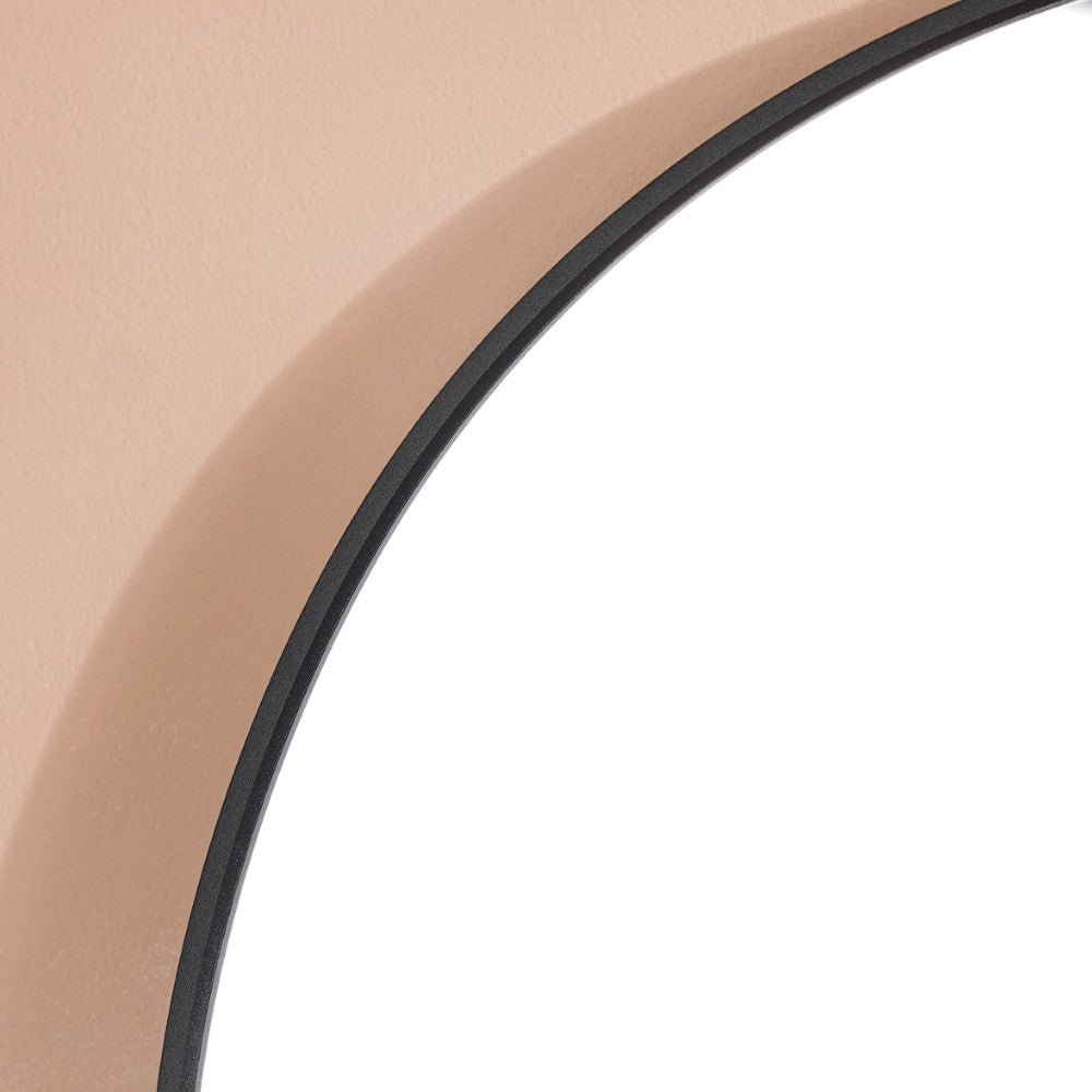 Wall Hanging Oval Mirror Black Large Nestasia