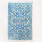 Tree Grove Floor Carpet Blue Nestasia